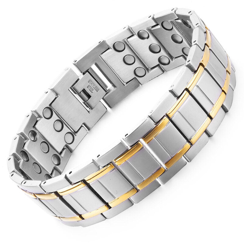 Stainless Steel Magnet Bracelet Titanium Steel Energy Health Care